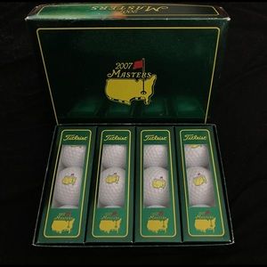 2007 Masters Titleist Golf Balls - Never Used